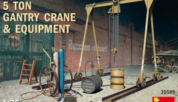 1/35 5 Ton Gantry Crane & Equipment