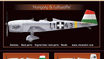 1/72 Caudron 600 'Luftwaffe & Hungary' - Resin+PE+decal - Full resin kit