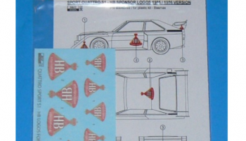 Audi Quattro Sport S1 version 1985/1986 - HB logos 1/24 - REJI MODEL
