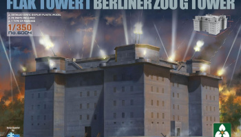 1/350 Flak Tower I Berliner Zoo G Tower - Takom