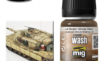 US Modern Vehicles WASH Enamel Washes (35 ml) - AMMO Mig