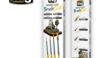 Dioramas and Scenic Brush Set - AMMO Mig