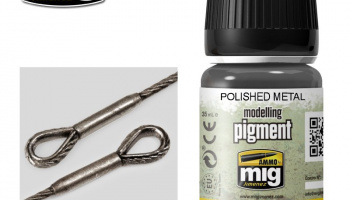 PIGMENT Polished Metal (35 ml) - AMMO Mig