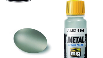 METALLIC Matt Aluminium Metal Acrylics  (17 ml) – AMMOMig