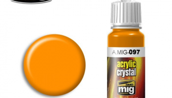 CRYSTAL Orange Metal Acrylics  (17 ml) - AMMO Mig