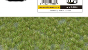 Turfs Middle Green Grass Mats (230 mm x 130 mm) - AMMO Mig