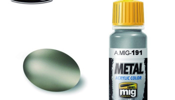 METALLIC Steel Metal Acrylics  (17 ml) – AMMO Mig