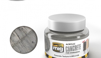 Concrete Texture Acrylic Textures (250 ml) - AMMO Mig