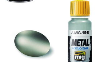 METALLIC Silver Metal Acrylics  (17 ml) – AMMO Mig