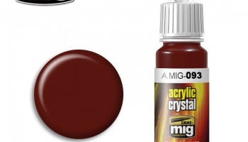 CRYSTAL Red Metal Acrylics  (17 ml) - AMMO Mig