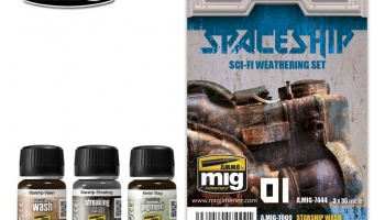 Spaceship Sci-Fi Weathering Set Weathering  Sets - AMMO Mig