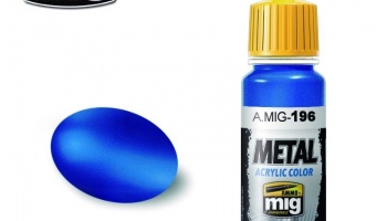 METALLIC Warhead Metallic Blue Metal Acrylics  (17 ml) – AMMO Mig