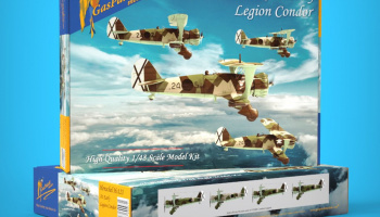 Henschel Hs123A1 Spanish Civil War Legion Condor 1/48- Gaspatch Models