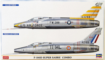 F-100D Super Saber Combo (2 kits) 1/72 - Hasegawa