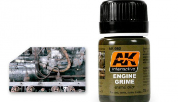 AK Weathering AK082 ENGINE GRIME (35ml) - AK-Interactive