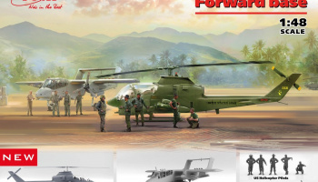 Cobra AH-1G + Bronco OV-10A with US Pilots & Ground Personnel and US Helicopter Pilots , Forwar 1/48 - ICM