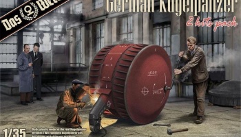 SLEVA  20% DISCOUNT - German Kugelpanzer (2 Kits Pack) 1/35 - Das Werk