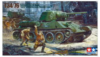 Russian T34/76 "ChTZ" version, 1943 Production 1:35 - Tamiya