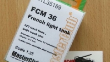 Metal Tracks for FCM 36 French light tank 1:35 -  MasterClub