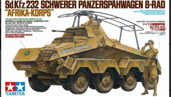German 8-Wheeled Heavy Armored Car Sd.Kfz.232 "Africa-Corps" (1:35) - Tamiya