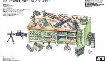 U.S. Army Workbench & Tool set 1/35 - AFV Club