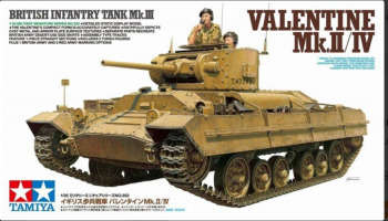 British Infantry Tank Mk. III Valentine Mk. II/ IV (1:35) - Tamiya