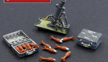 German mortar Wfr 36 - 3D print 1/35 - Plus Model