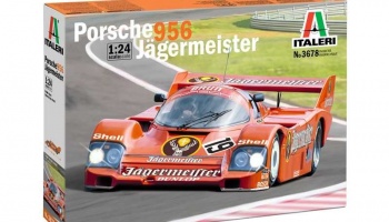 Porsche 956 Jagermeister (1:24) Model Kit auto 3678 - Italeri