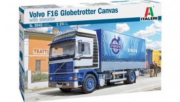 VOLVO F16 Globetrotter Canvas (1:24) Model Kit Truck 3945 - Italeri