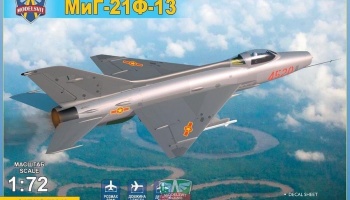 1/72 MiG-21F-13 supersonic jet fighter