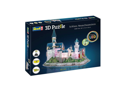 3D Puzzle REVELL 00151 - Schloss Neuschwanstein (LED Edition) - Revell