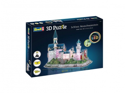 3D Puzzle REVELL 00151 - Schloss Neuschwanstein (LED Edition) - Revell