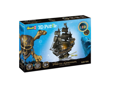 3D Puzzle REVELL 00155 - Black Pearl (LED Edition) - Revell
