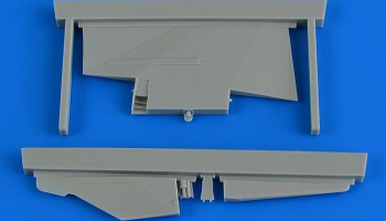 1/32 MiG-23MF/MLD correct tail fin for TRUMPETER kit