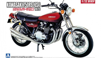Kawasaki 750RS (Z2) 1973 w/Custom Parts 1/12 - Aoshima