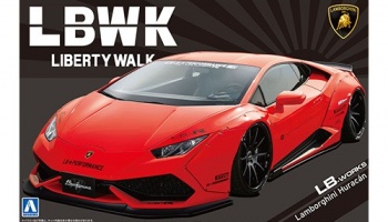 Lamborghini Huracan Liberty Walk LB-Works Ver. 1 Prepainted Model 1/24  - Aoshima