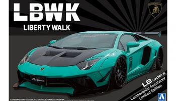 LB-Works Lamborghini Aventador Limited Edition Ver. 2 Liberty Walk Series No. 21 - Aoshima
