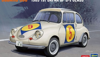 SLEVA 300,- Kč DISCOUNT 33% - Subaru 360 "1963 1st Japan GP C-I Class" 1/24 - Hasegawa