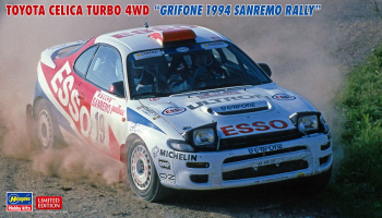 Toyota Celica Turbo 4WD "Grifone 1994 San Remo Rally" - Hasegawa