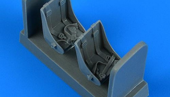 1/48 Fokker G-1 seat with seatbelts for MIKROMIR kit