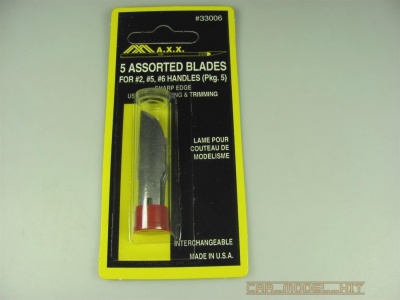 5 Assorted Blades For #2, #5, #6 Handles - MAXX