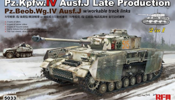 Panzer IV Ausf.J Late Production or Pz.Beob.Wg.IV Ausf.J 2 in 1 1:35- Rye Field Model