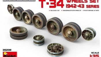 1/35 T-34 Wheels Set. 1942-43 Series