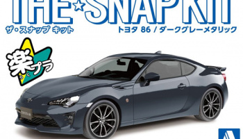 Toyota 86 (Dark Gray Metallic) The Snap Kit 1:32 - Aoshima