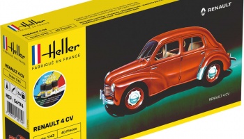 STARTER KIT RENAULT 4 CV 1/43 - Heller