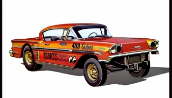 '58 Chevrolet Impala "Ala Impala" 1/25 - AMT