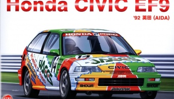 Honda Civic EF9 '92 JTC (AIDA) 1/24 - NuNu Models