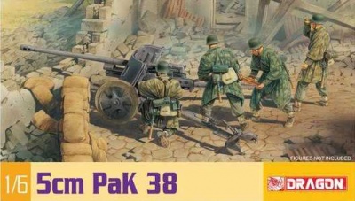 5cm PaK 38 (1:6) Model Kit military 75016 - Dragon