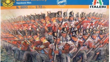 Model Kit figurky 6095 - NAPOLEONIC WARS - BRITISH INFANTRY 1815 (1:72) -Italeri