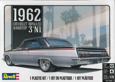 '62 Chevy Impala 3 in 1 (1:25) Plastic Model Kit MONOGRAM auto 4466 - Revell